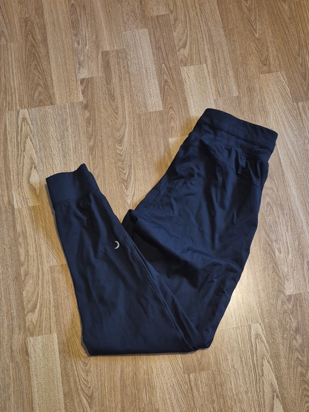 ZYIA Black Leggings with Crescent Logo